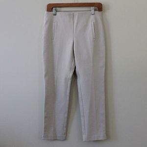Petite Chico's Cream Colored Pull-On Dress Pants